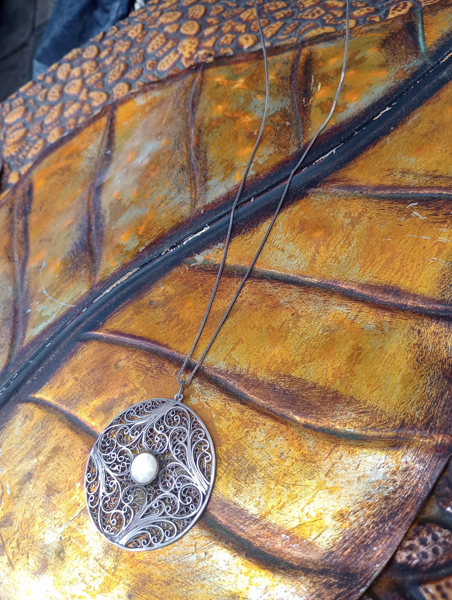 Sterling Circle Necklace