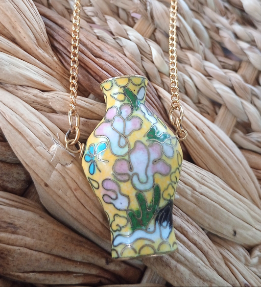 Cloisonne Amulet Necklace