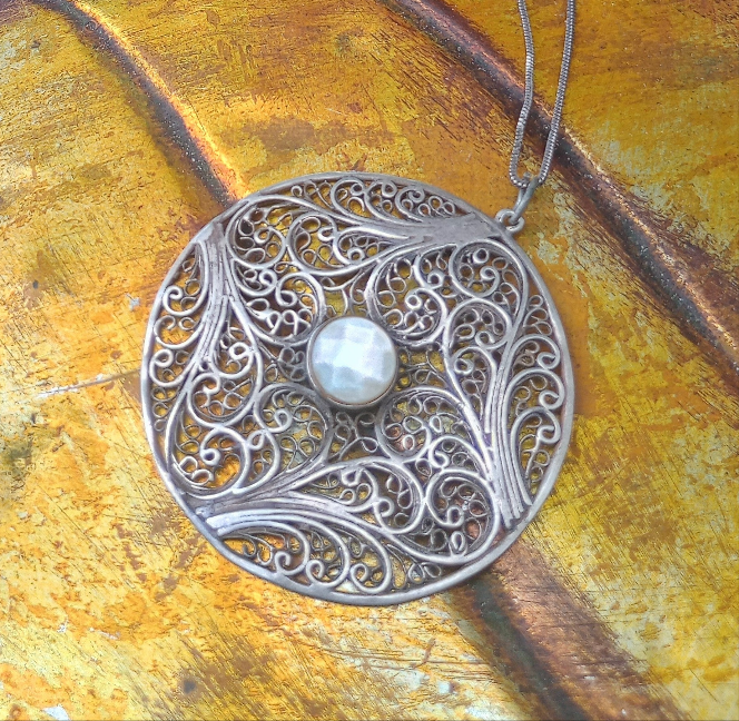 Sterling Circle Necklace