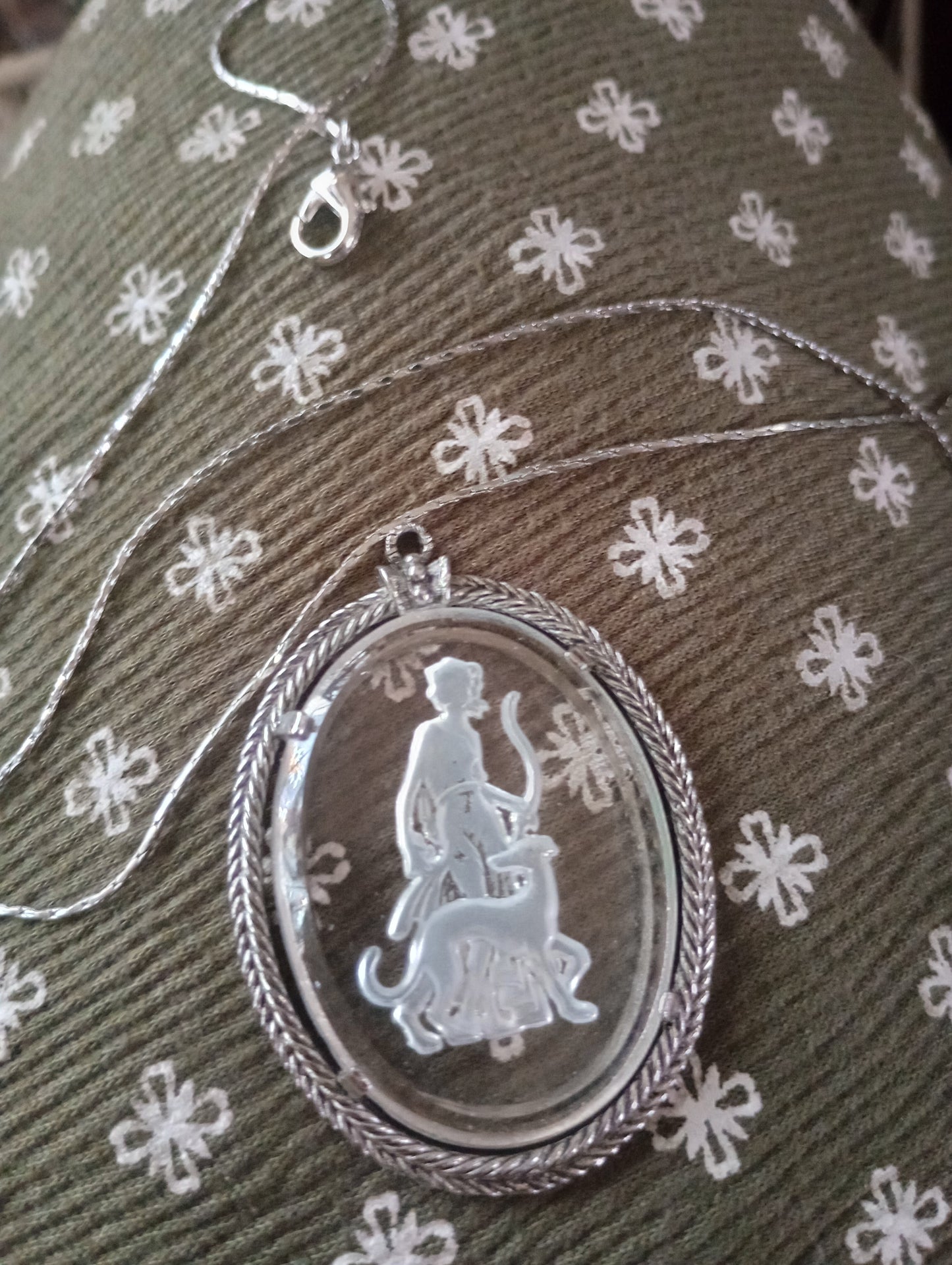 Diana Goddess Pendant Necklace