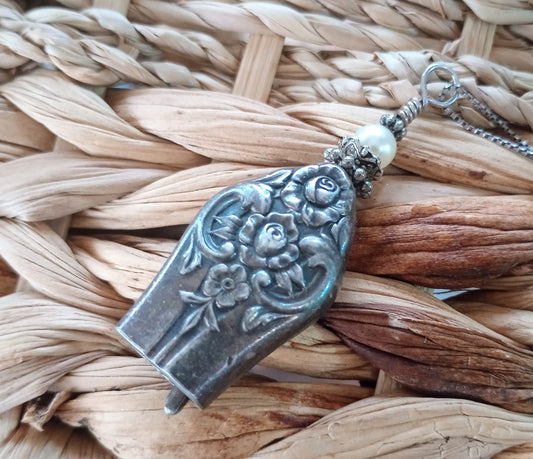 Sterling Silver Bell Necklace